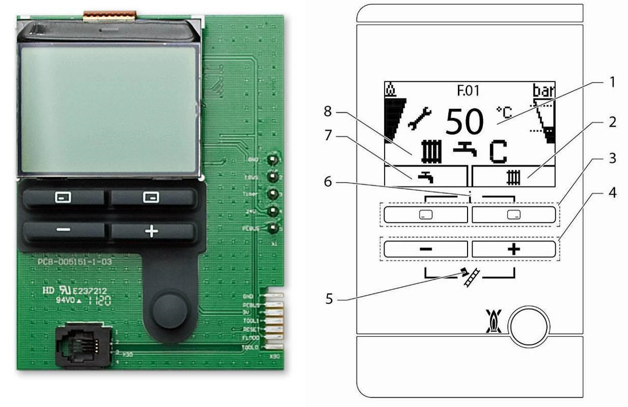 дисплей vaillant 0020136628