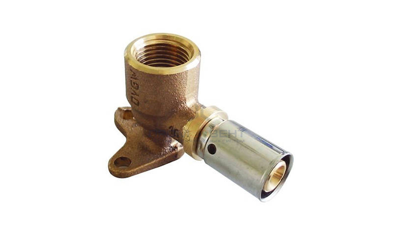 пресс-уголок 16-1/2 внутр. резьба с настенным креплением