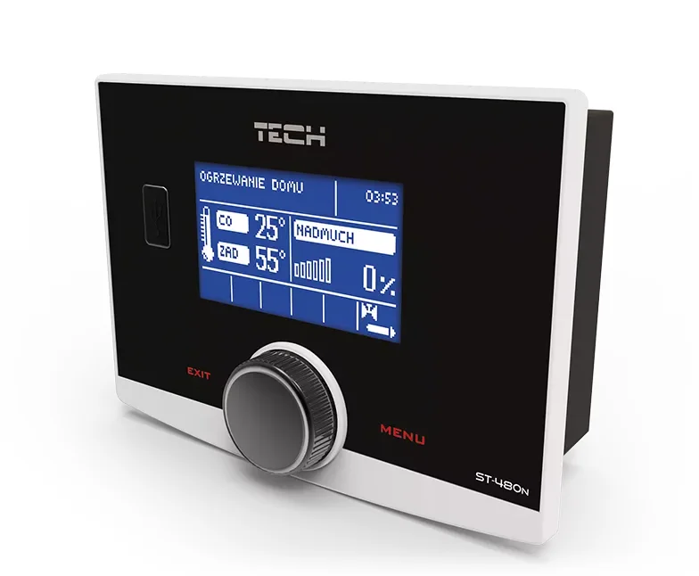 TECH 480N Контроллер для котла с питателем tech 480n контроллер для котла с питателем