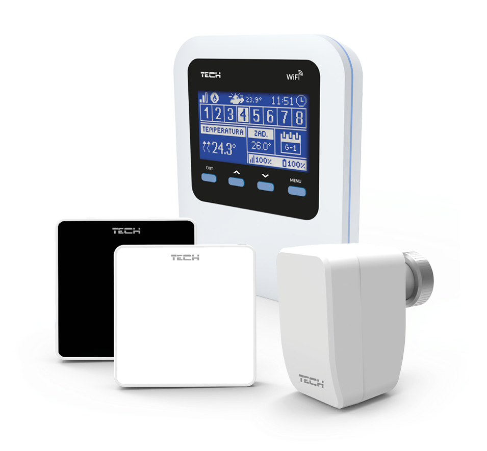tech wi-fi pk проводной контроллер для управления нагревательным прибором