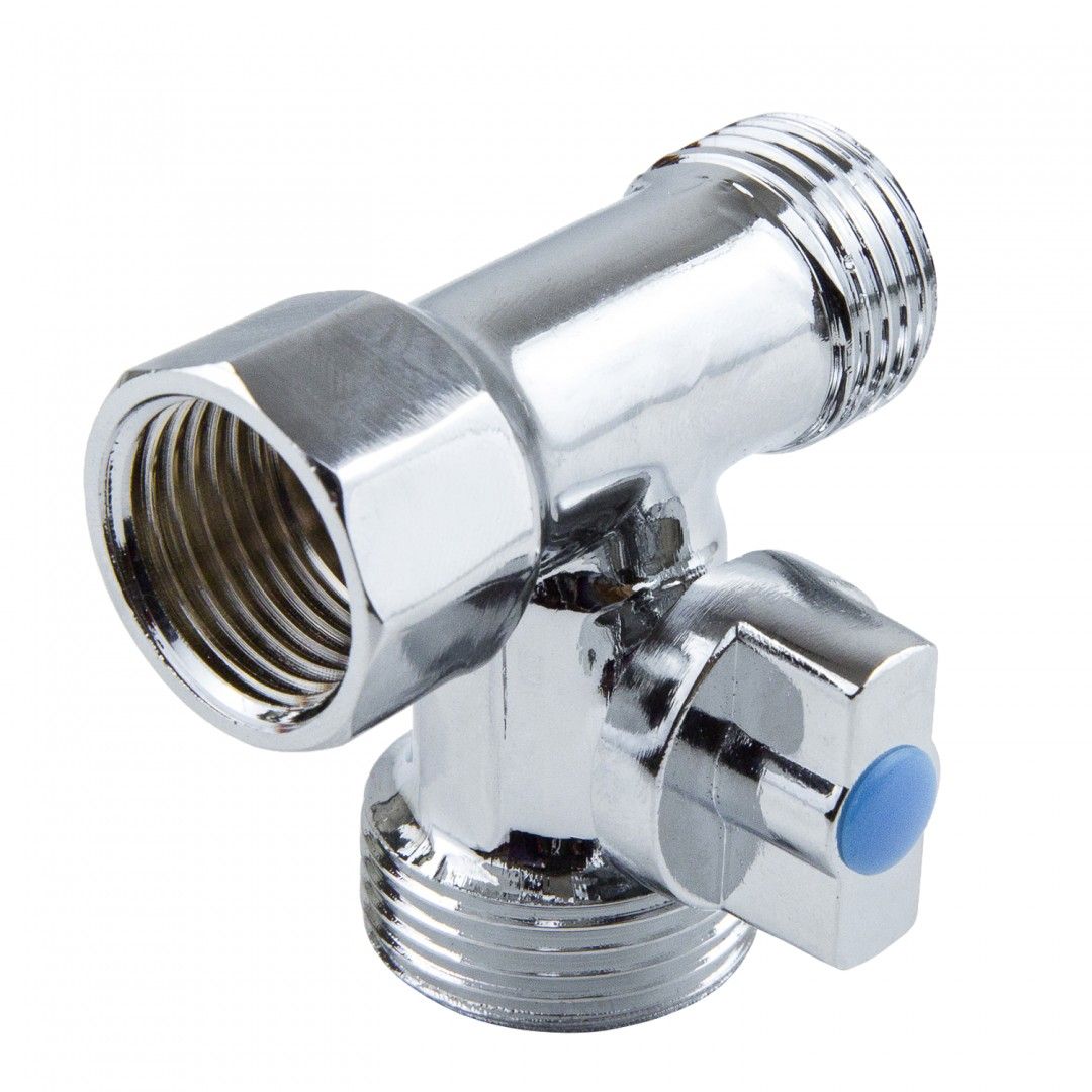 кран угловой шаровый l трехпроходной декоративный 1/2вн.х3/4нр.х1/2нр.