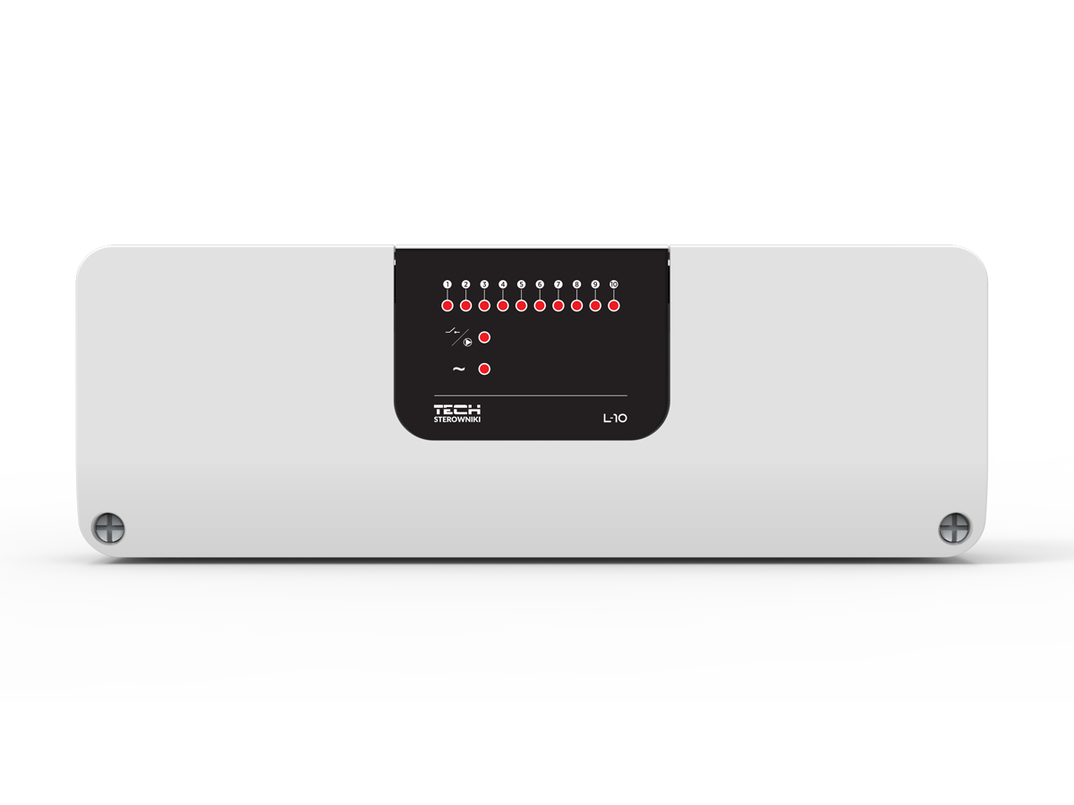 l-10, проводной контроллер термостатических клапанов (10 секций)