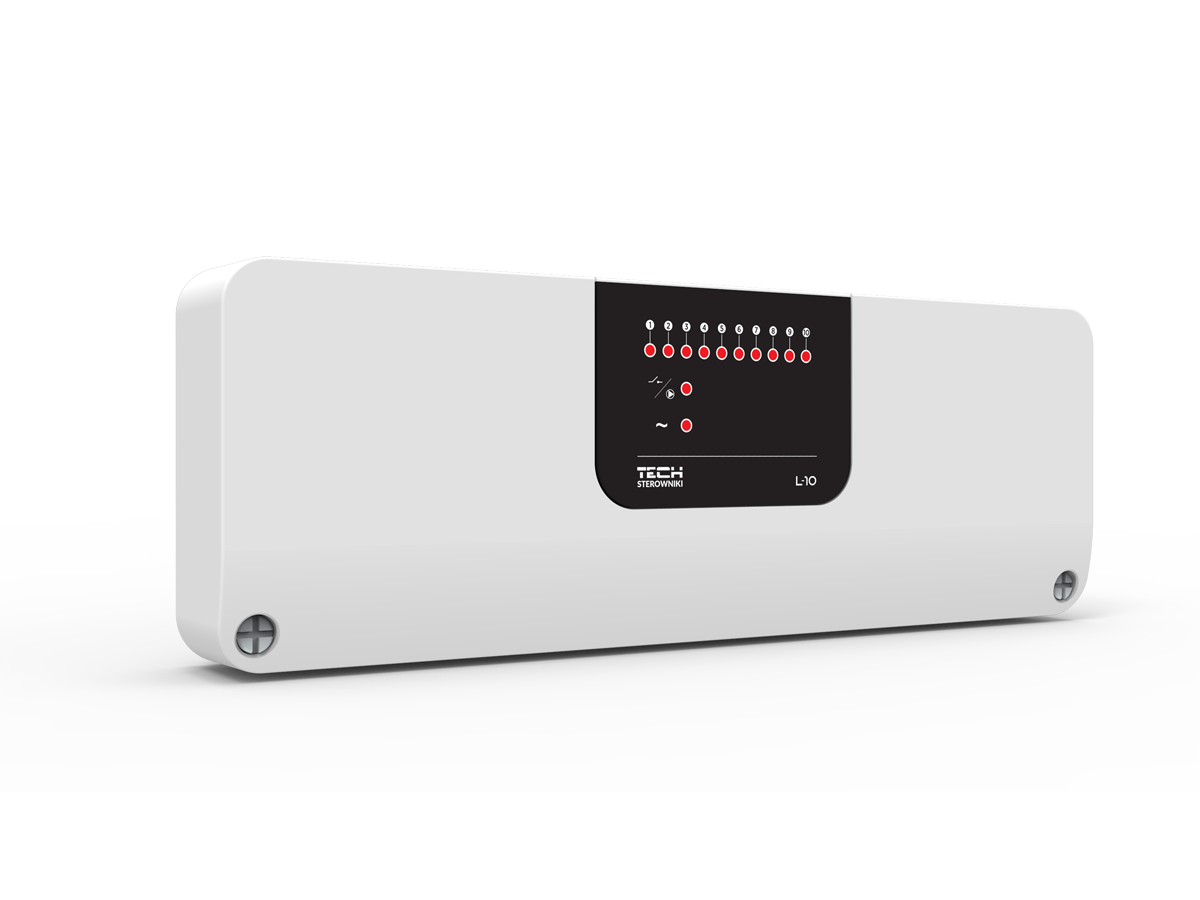 l-10, проводной контроллер термостатических клапанов (10 секций)