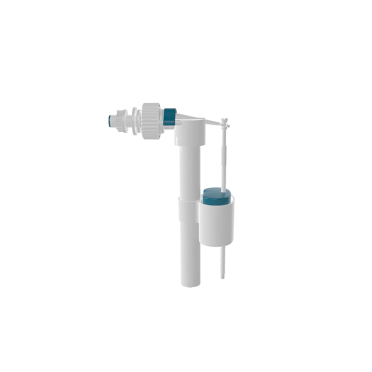 поплавочный клапан боковой подачи воды, 3/8, nova