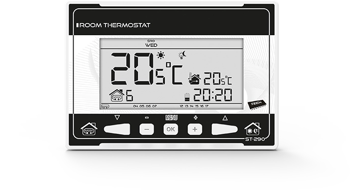 st-290v2, комнатный двухпозиционный терморегулятор с беспроводной связью