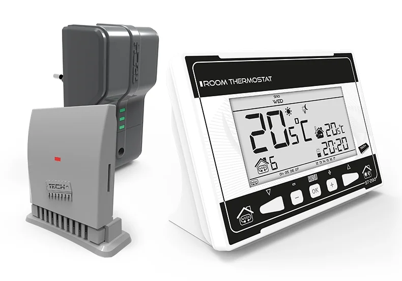 TECH ST-290 v2 Комнатный двухпозиционный терморегулятор с беспроводной связью tech st-290 v2 комнатный двухпозиционный терморегулятор с беспроводной связью