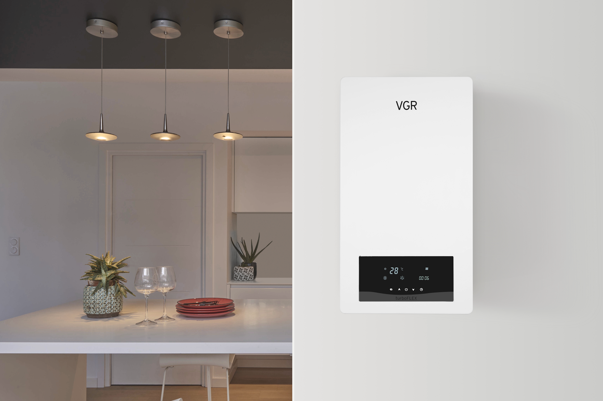 Газовый одноконтурный котел VGR turboFLEX VU газовый одноконтурный котел vgr turboflex vu